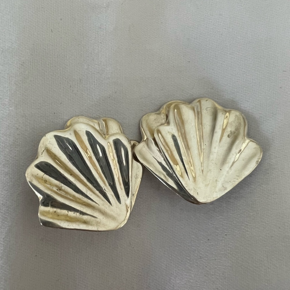 Sterling silver clip-on earrings